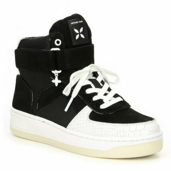 Michael Kors Jaden Snake Print High Tops Sneakers - Picture 1 of 4